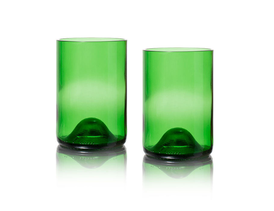 Rebotled Rebotled Glass 2-Pack Green