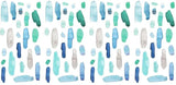 Roommates Muursticker Cool Watercolour Swatch vinyl 96-delig
