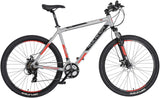 Rucanor Lux 27.5 Inch 46 cm Heren 21V Mechanische schijfrem Zilver Rood