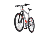 Rucanor Lux 27.5 Inch 46 cm Heren 21V Mechanische schijfrem Zilver Rood