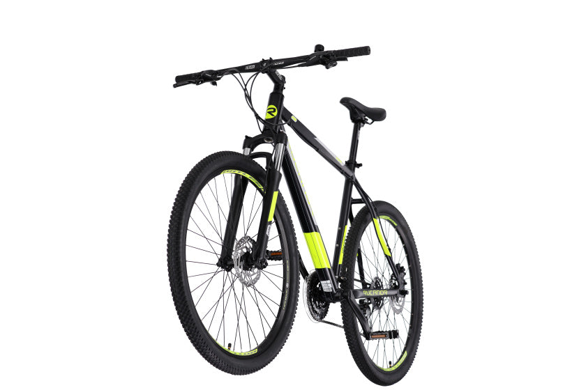 Rucanor Lux 29 Inch 53 cm Heren 21V Mechanische schijfrem Zwart Geel