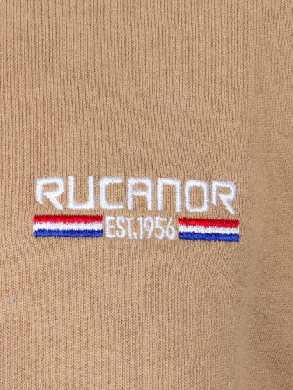Rucanor Sydney sweatshirt hood unbrushed heren beige maat XL