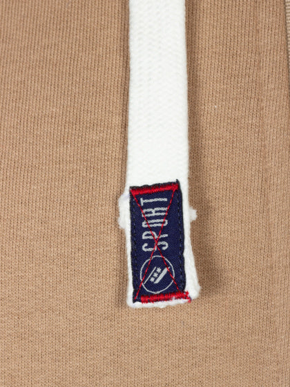 Rucanor Sydney sweatshirt hood unbrushed heren beige maat M