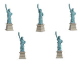 Safari Vrijheidsbeeld speelset 2,5 cm PVC blauw grijs 192 stuks