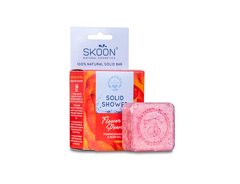 Skoon Solid Shower Bar Flower 90 Gr