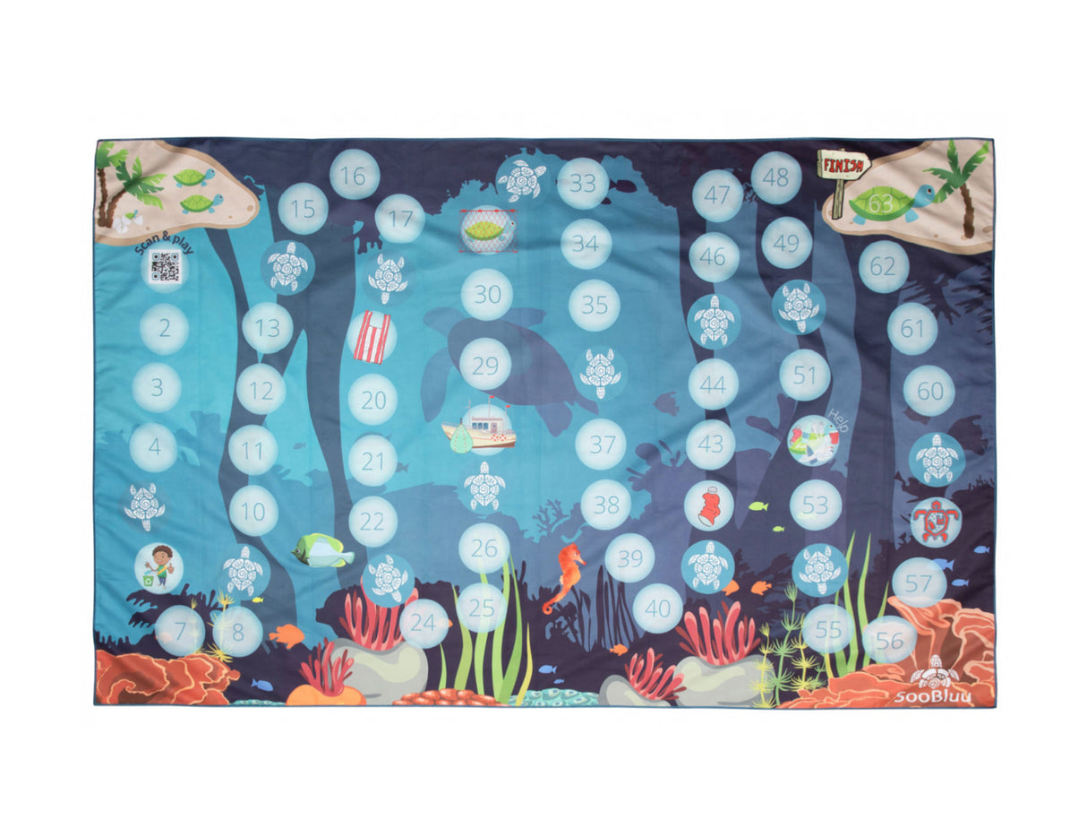 Soobluu beaches Bath towel Game 100x160cm