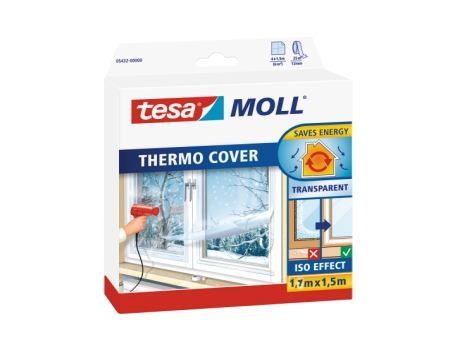 Tesa Window Isolation Huile Thermo Cover 1,7 m x 1,5 m