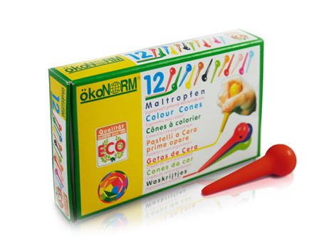 Ökonorm Wax Crayons Pin Couleur 12 pièces